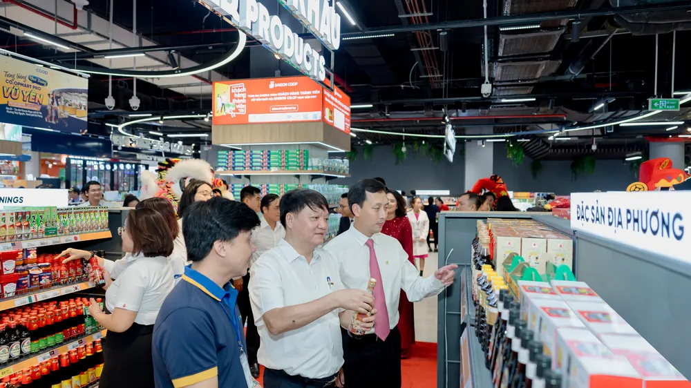 Việc khai trương Co.opmart Pro Vũ Yên giúp doanh nghiệp Việt mở rộng thị phần nội địa