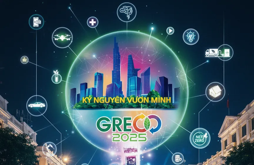 Phố đi bộ Nguyễn Huệ tại trung tâm TPHCM sẽ là không gian cho sự kiện GRECO 2025. Ảnh BTC cung cấp