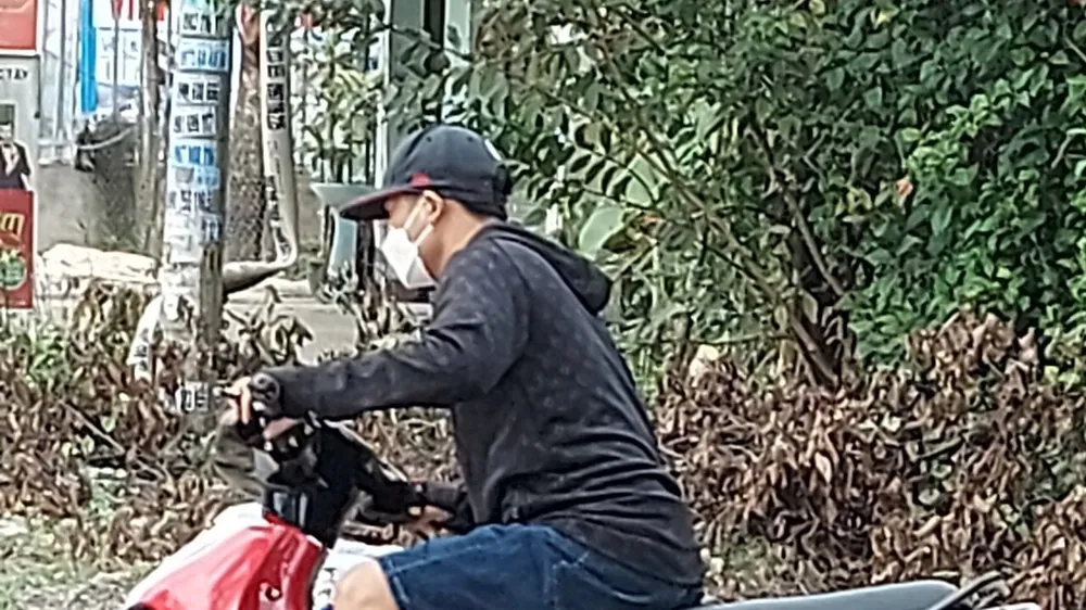 Nghi can cướp ngân hàng đã bị bắt giữ. Ảnh: BDO