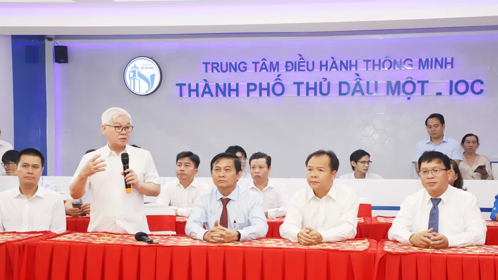 TP Thủ Dầu Một, Bình Dương: Vận hành Trung tâm điều hành thông minh