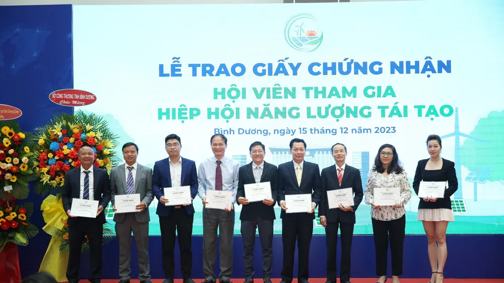 Thành lập hiệp hội năng lượng tái tạo Bình Dương