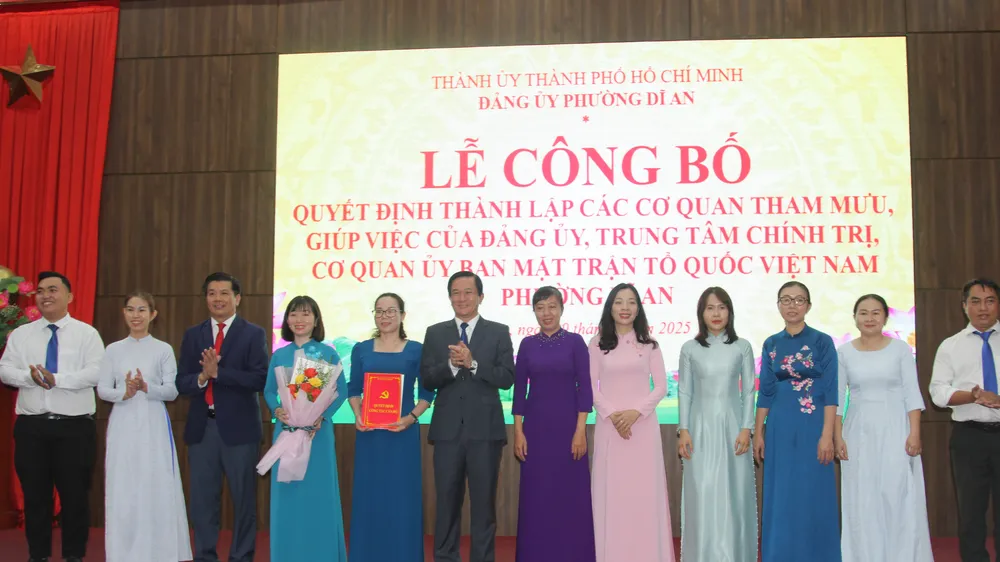 Đảng ủy phường Dĩ An, TPHCM: Tập trung thực hiện tốt việc chỉnh trang đô thị