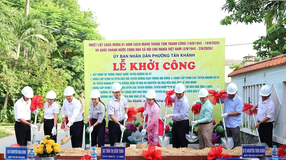 Phường Tân Khánh đầu tư gần 94 tỷ đồng xây dựng các công trình chỉnh trang đô thị