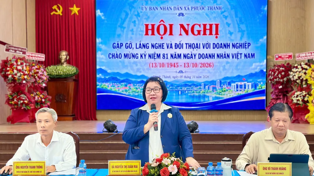 Xã Phước Thành tăng cường đối thoại với doanh nghiệp