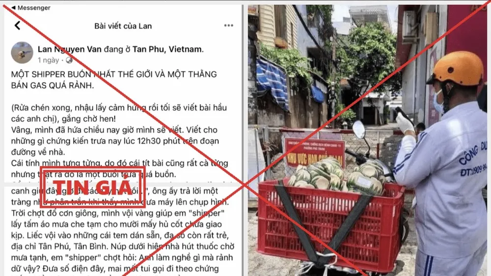 Xử phạt người đăng thông tin bịa đặt "nhân viên mặc đồ bảo hộ chở các hũ tro cốt của người chết do Covid-19" giao cho người thân