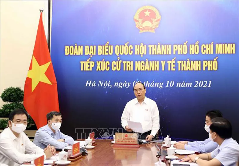 Chủ tịch nước Nguyễn Xuân Phúc: Rút kinh nghiệm từ đại dịch Covid-19 để chuẩn bị ứng phó tốt hơn