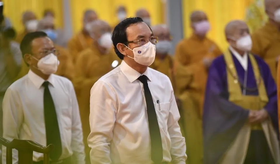 Đoàn lãnh đạo TPHCM dự lễ tưởng niệm Đại lão Hòa thượng Thích Phổ Tuệ