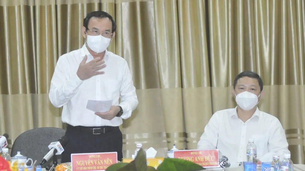 Bí thư Thành ủy TPHCM Nguyễn Văn Nên: Đồng hành, sát cánh cùng doanh nghiệp vượt qua khó khăn