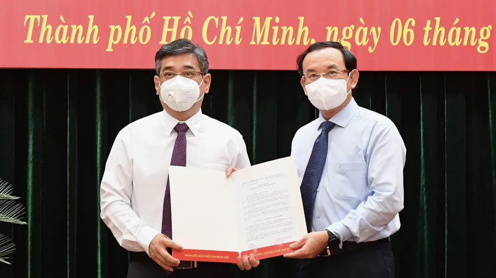 Đồng chí Nguyễn Phước Lộc giữ chức Trưởng Ban Tổ chức Thành ủy TPHCM