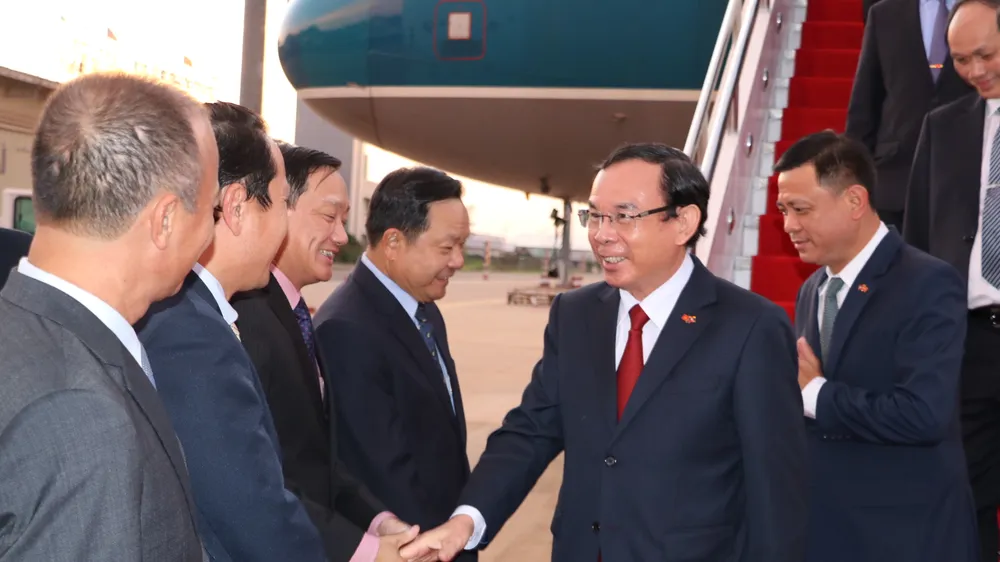 Đoàn đại biểu cấp cao TPHCM thăm và làm việc tại Lào