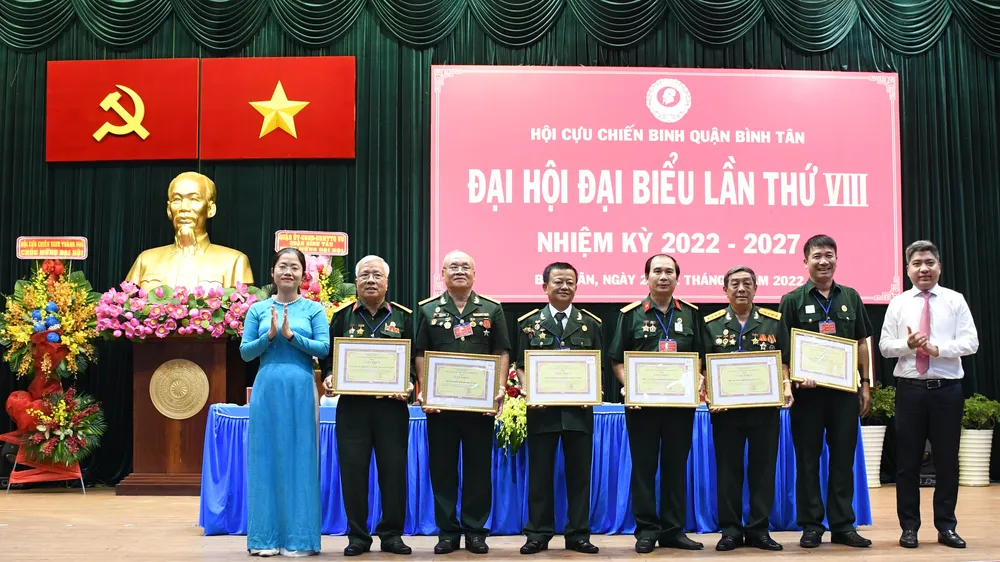 Ông Võ Điền Trung đắc cử chức Chủ tịch Hội Cựu chiến binh quận Bình Tân