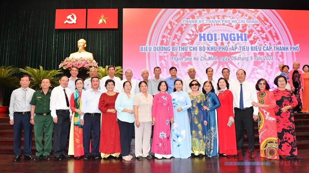TPHCM biểu dương 235 Bí thư Chi bộ khu phố, ấp tiêu biểu cấp thành phố