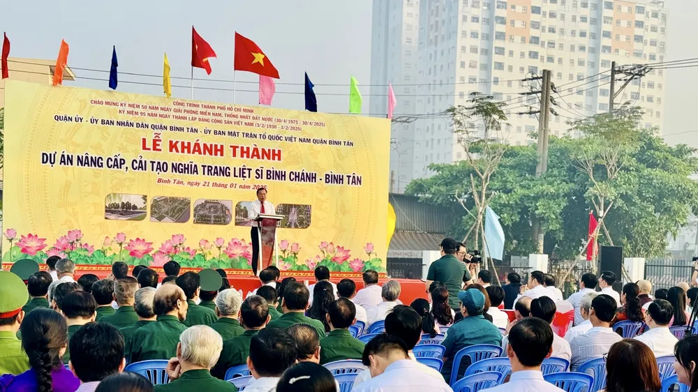Khánh thành công trình chào mừng kỷ niệm 50 năm Ngày Giải phóng miền Nam, thống nhất đất nước