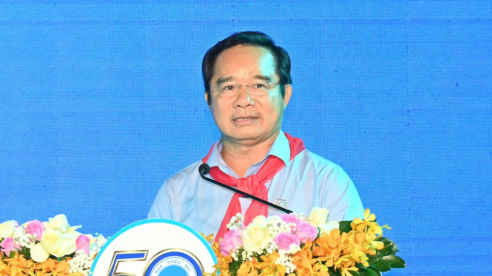 Chủ tịch UBND TPHCM Nguyễn Văn Được phát biểu