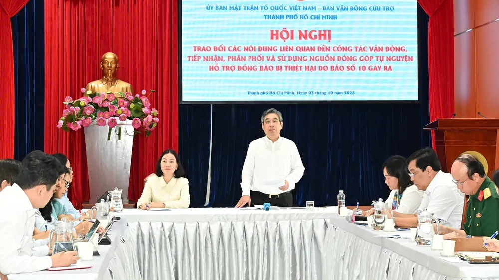 TPHCM khẩn trương hỗ trợ đồng bào bị ảnh hưởng bão số 10