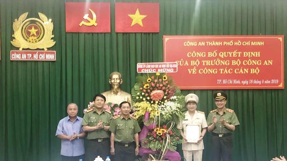 Đại tá Nguyễn Sỹ Quang được bổ nhiệm làm Phó Giám đốc Công an TPHCM