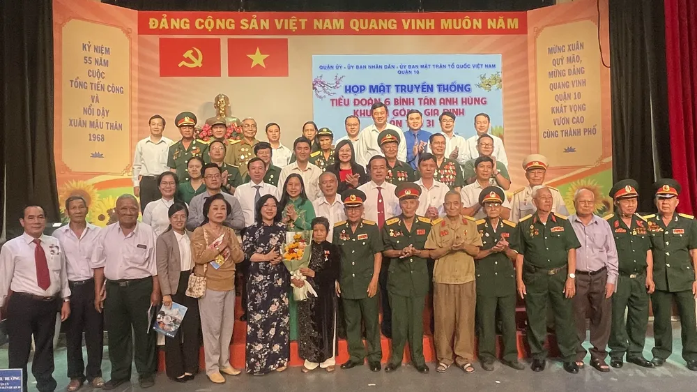 Họp mặt truyền thống Tiểu đoàn 6 Bình Tân anh hùng - Khu Sài Gòn - Gia Định