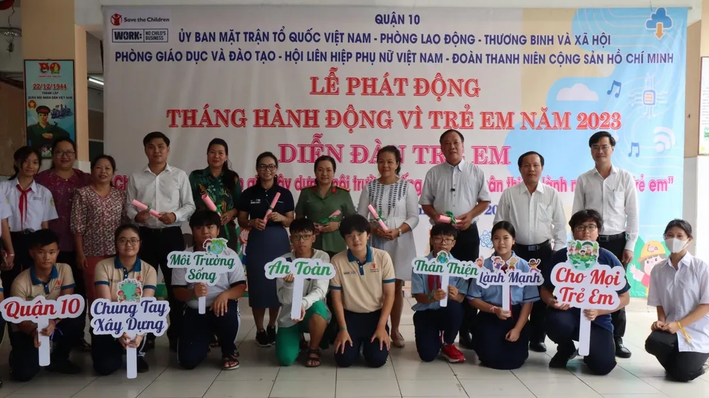 Quận 10 tổ chức diễn đàn lắng nghe tiếng nói trẻ em