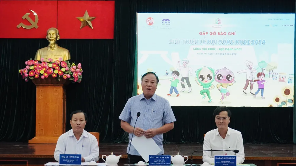 Nhiều hoạt động chăm sóc sức khỏe, vui chơi tại Lễ hội Sống khỏe quận 10 (TPHCM)