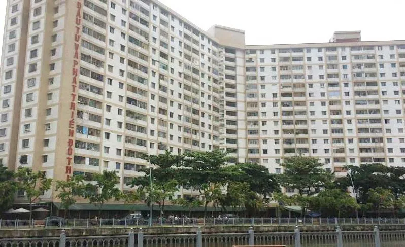 Một góc dự án khu dân cư Miếu Nổi