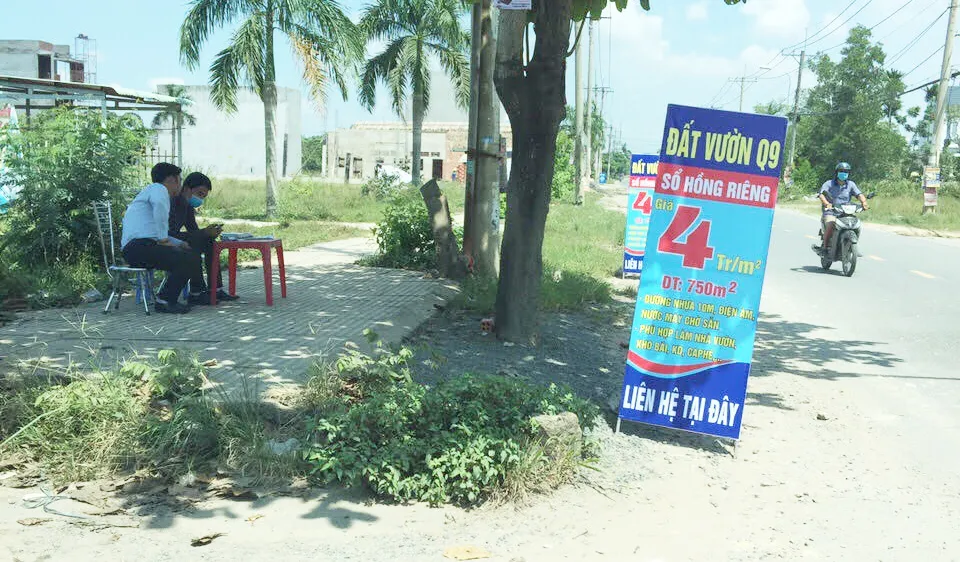 Nhiều người mua đất ở khu quy hoạch hoặc đất nông nghiêp nhưng không sang tên được nên nhờ Thừa phát lại lập vi bằng và rắc rối từ đây phát sinh (ảnh minh họa). Ảnh: Kiều Phong