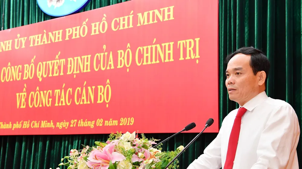 Nhiều gửi gắm với tân Phó Bí thư Thường trực Thành ủy TPHCM Trần Lưu Quang