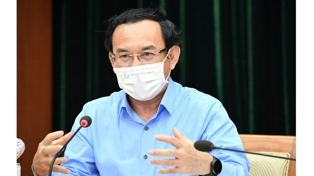 Bí thư Thành ủy TPHCM Nguyễn Văn Nên: Bình tĩnh, tự tin sớm ngăn chặn, kiềm chế, kiểm soát dịch