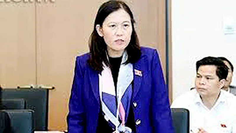 Chủ nhiệm Ủy ban Tư pháp Lê Thị Nga