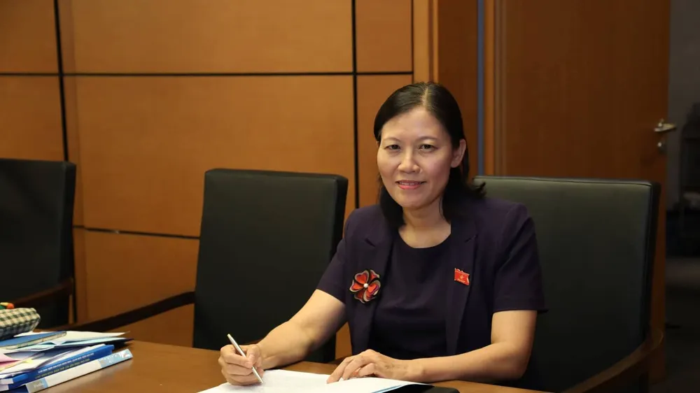Chủ nhiệm Ủy ban Tư pháp Lê Thị Nga 