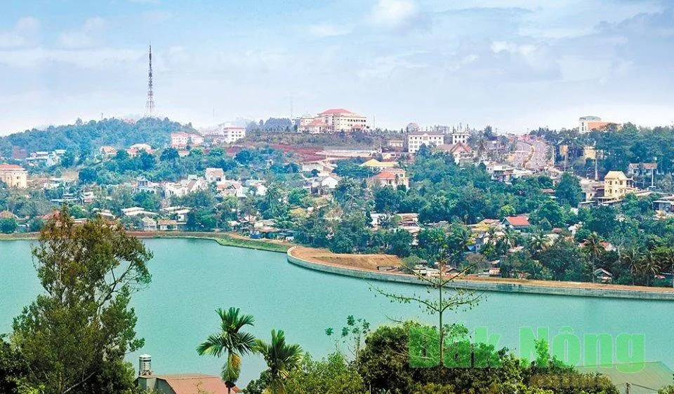 Một góc thị xã Gia Nghĩa hiện nay 