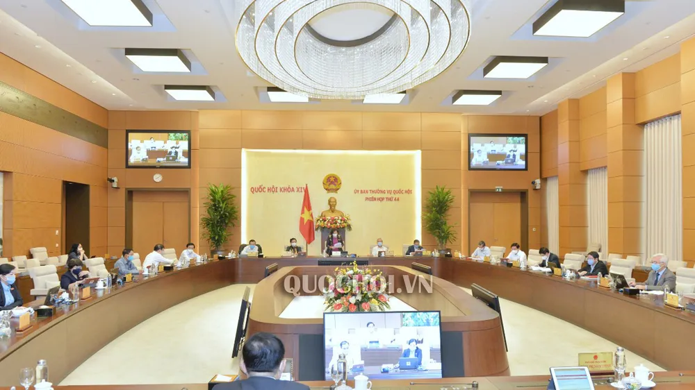 Toàn cảnh phiên khai mạc phiên họp thứ 44 của UBTVQH