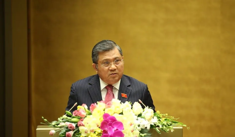 Chủ nhiệm Ủy ban Đối ngoại Nguyễn Văn Giàu cho biết, đa số ý kiến trong cơ quan thẩm tra nhất trí về sự cần thiết gia nhập Công ước số 105