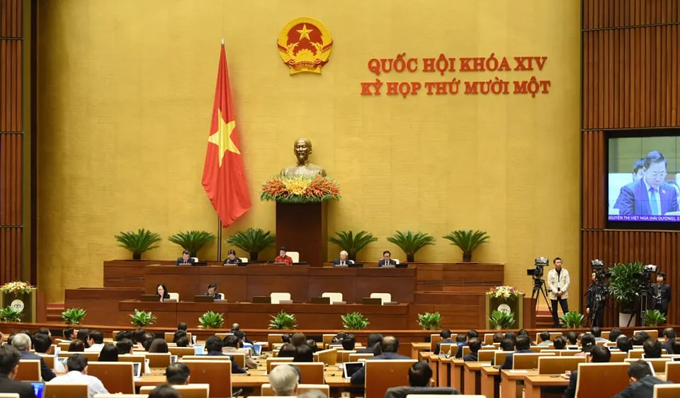 Toàn cảnh phiên họp. Ảnh: QUANG PHÚC 