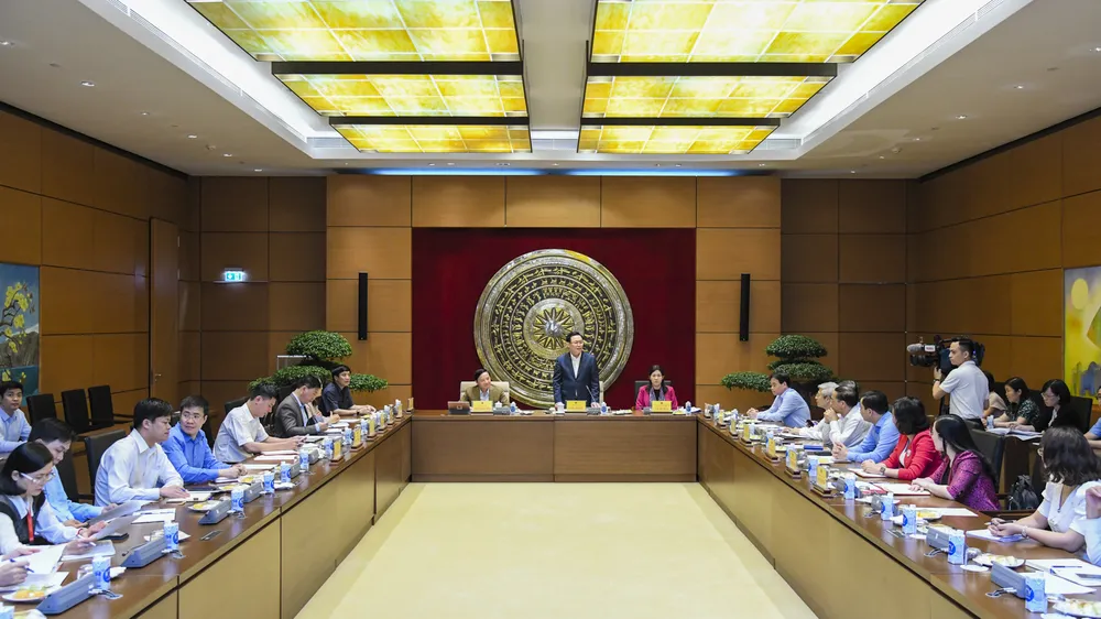 Quang cảnh phiên họp. Ảnh: Cổng thông tin điện tử Quốc hội 