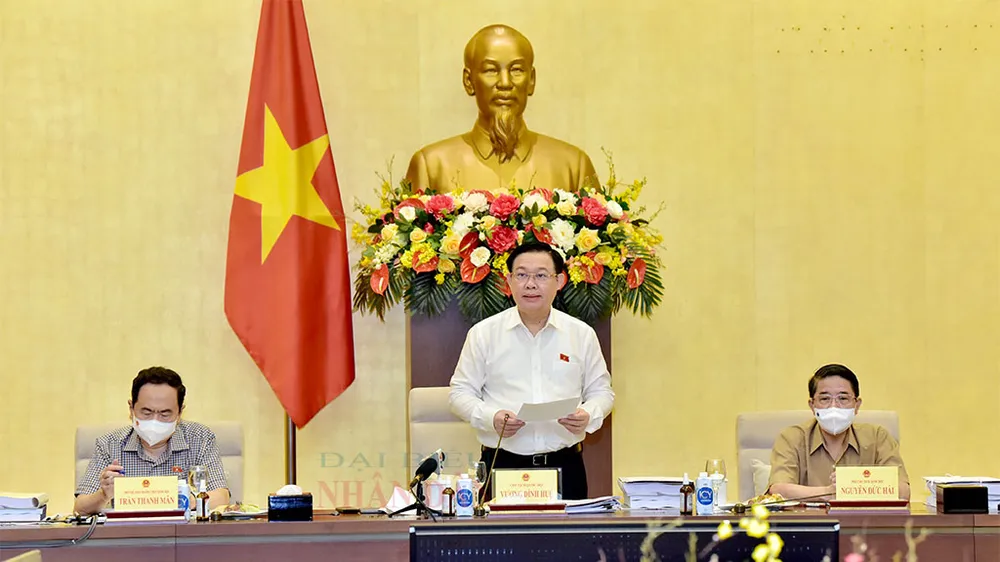 Chủ tịch Quốc hội Vương Đình Huệ chủ trì làm việc về Quy hoạch sử dụng đất quốc gia