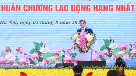 Thủ tướng Phạm Minh Chính phát biểu tại buổi lễ