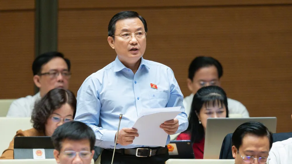 ĐB Phạm Trọng Nhân (Bình Dương). Ảnh: QUANG PHÚC