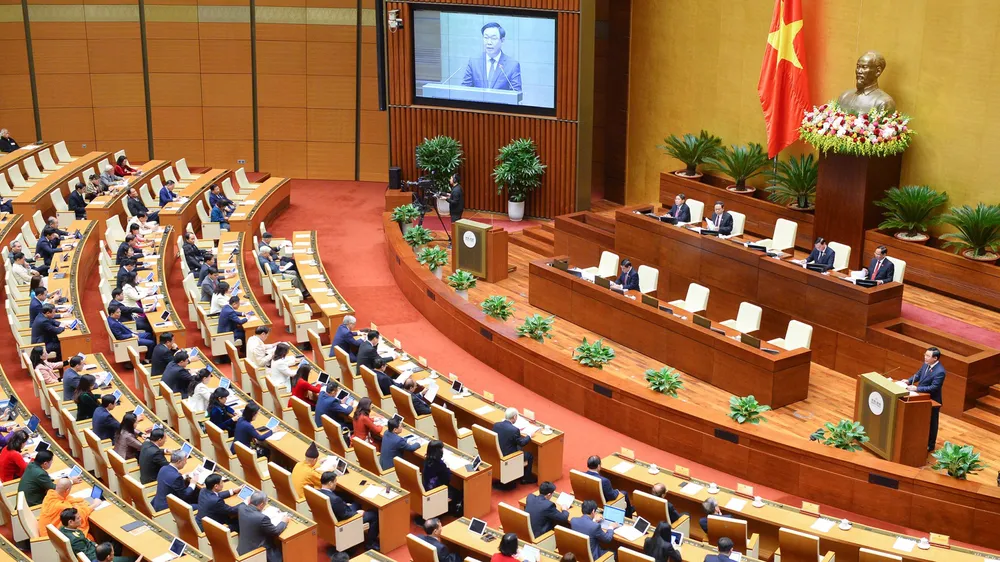 Kỳ họp bất thường lần thứ 3, Quốc hội khóa XV sẽ diễn ra trong buổi chiều ngày 18-1-2023. Ảnh minh hoạ