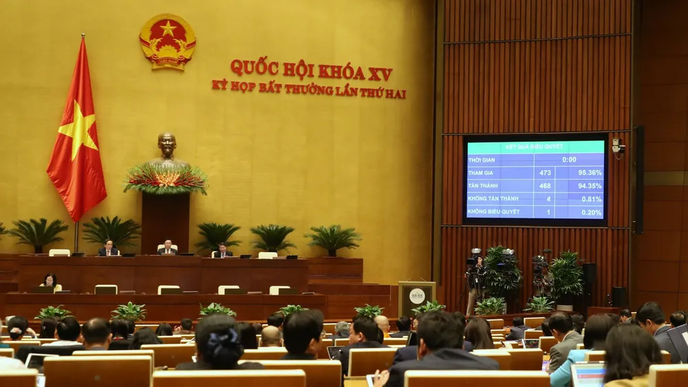 Quang cảnh hội trường Diên Hồng sáng 9-1