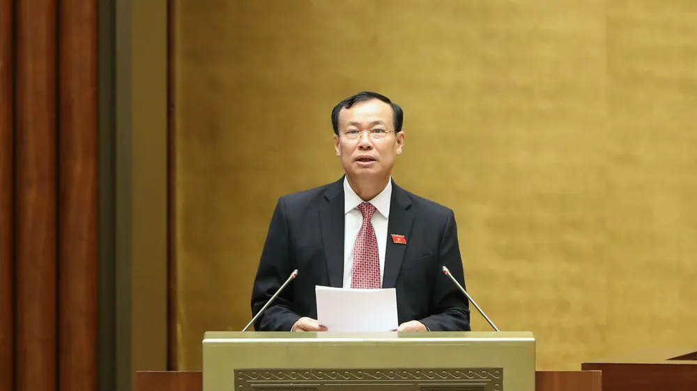 Ông Lê Tấn Tới, Chủ nhiệm Ủy ban Quốc phòng - An ninh của Quốc hội. Ảnh: VIẾT CHUNG 