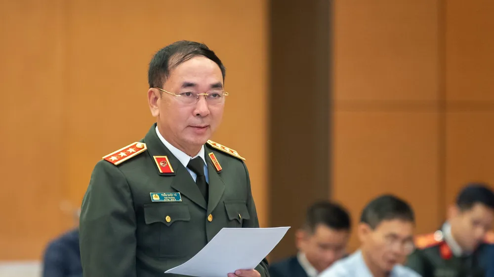 Thượng tướng Trần Quốc Tỏ, Thứ trưởng Bộ Công an thông tin về vấn đề an ninh trật tự