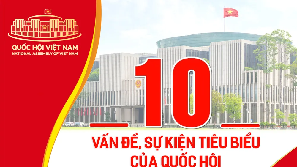 Công bố 10 vấn đề, sự kiện tiêu biểu của Quốc hội Việt Nam năm 2023