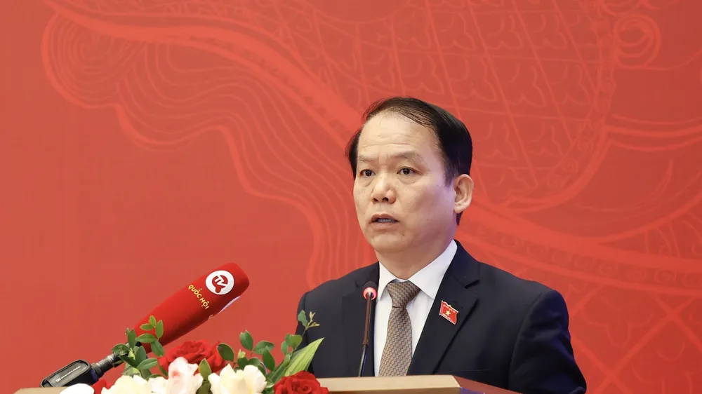 Chủ nhiệm Ủy ban Pháp luật Hoàng Thanh Tùng. Ảnh: QUANG PHÚC