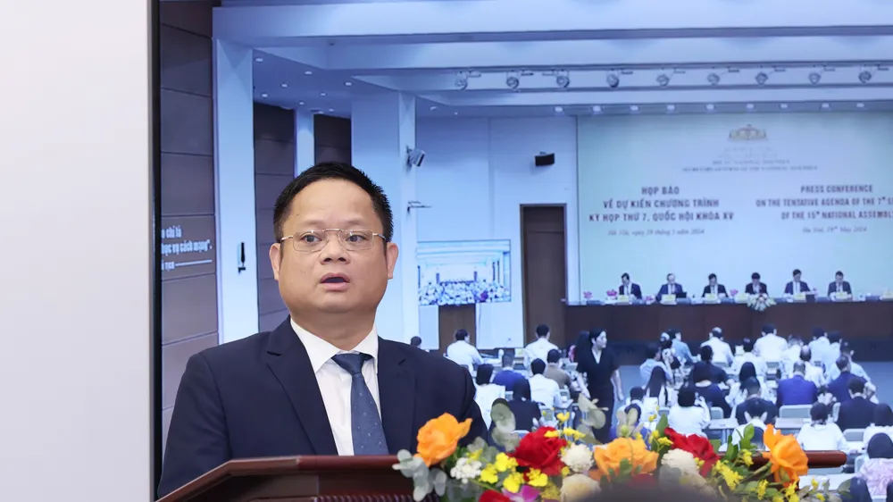 Ông Vũ Minh Tuấn, Phó Chủ nhiệm Văn phòng Quốc hội. Ảnh: QUANG PHÚC