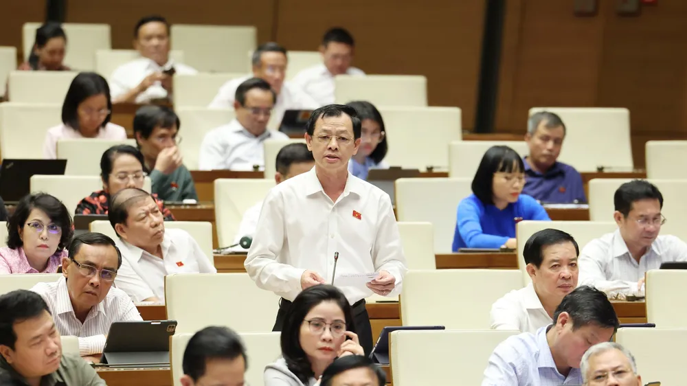 ĐB Nguyễn Tri Thức (TPHCM), Giám đốc bệnh viện Chợ Rẫy. Ảnh: QUANG PHÚC 