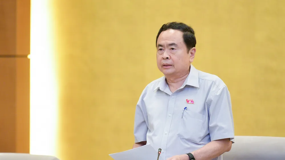 Chủ tịch Quốc hội Trần Thanh Mẫn phát biểu bế mạc phiên họp thứ 37 của Ủy ban Thường vụ Quốc hội
