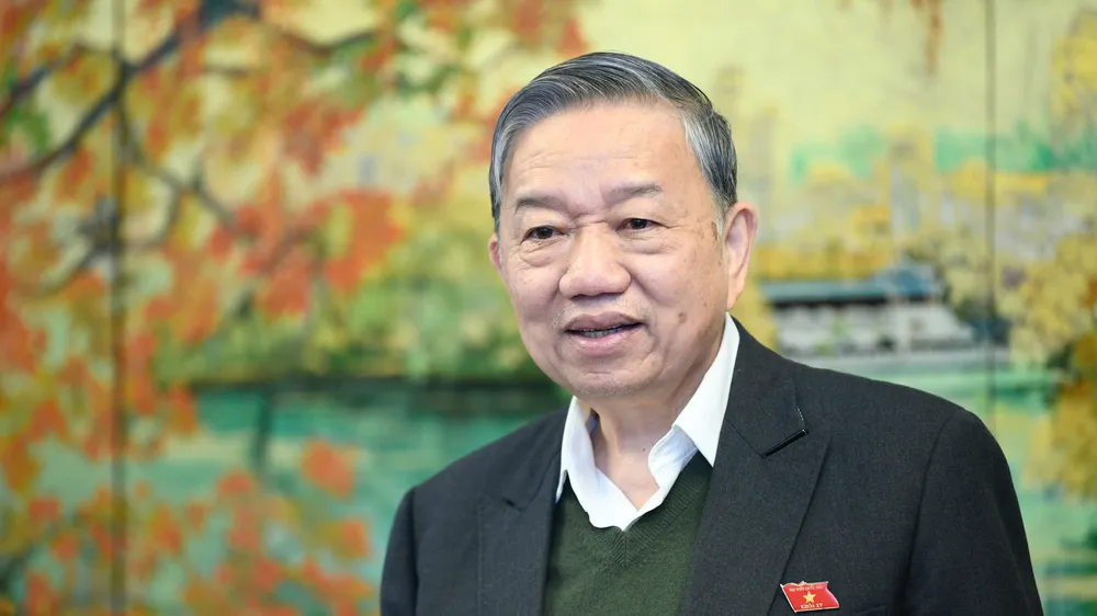 Tổng Bí thư Tô Lâm phát biểu thảo luận tổ tại Kỳ họp bất thường lần thứ 9. Ảnh: QUANG PHÚC