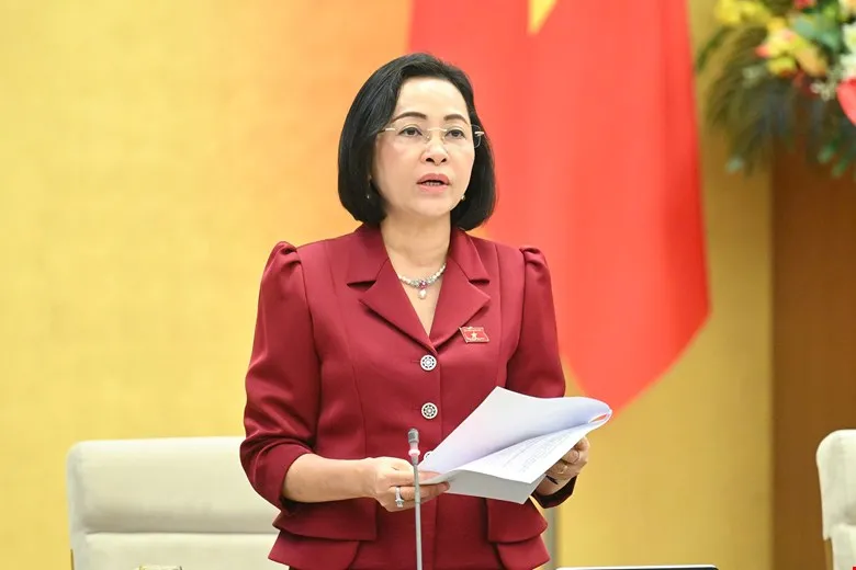 Phó Chủ tịch Quốc hội Nguyễn Thị Thanh điều hành phiên thảo luận