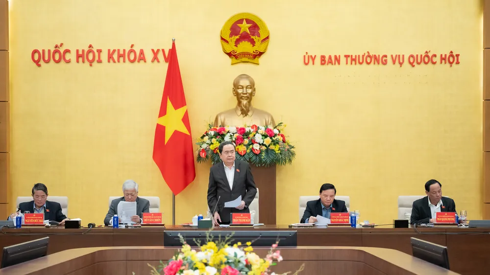 Chủ tịch Quốc hội Trần Thanh Mẫn chủ trì Hội nghị Ban Thường vụ Đảng ủy Quốc hội và Ủy ban Thường vụ Quốc hội