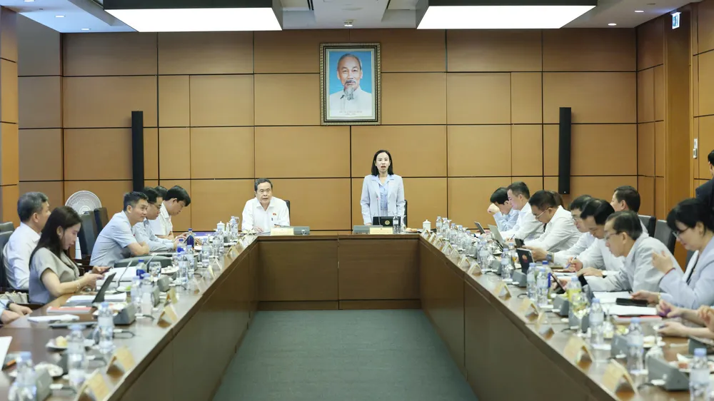 Đoàn ĐBQH TPHCM thảo luận về các dự án luật, sáng 19-10. Ảnh: QUANG PHÚC 